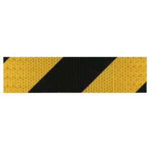 CINTA ADHESIVA SEÑALIZACION REFLECTANTE 33 M X 50 MM AMARILLA/NEGRA Ref. 9696764