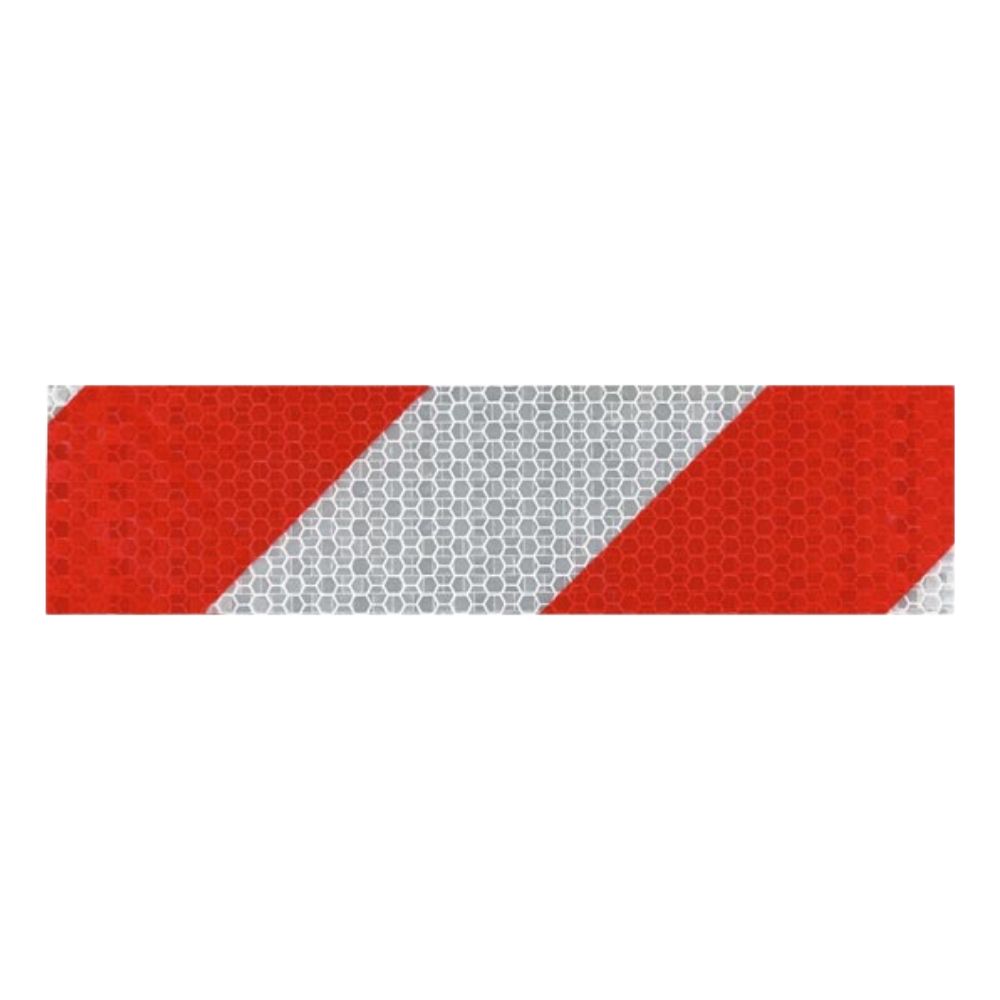 CINTA ADHESIVA SEÑALIZACION REFLECTANTE 33 M X 50 MM BLANCA/ROJA Ref. 9696765